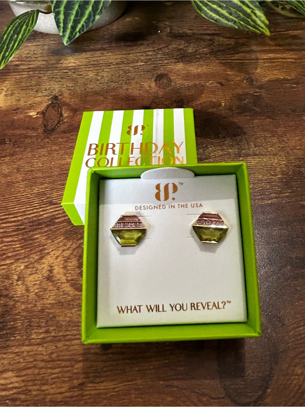 Bomb Party August “Endless Summer” Gold Earrings